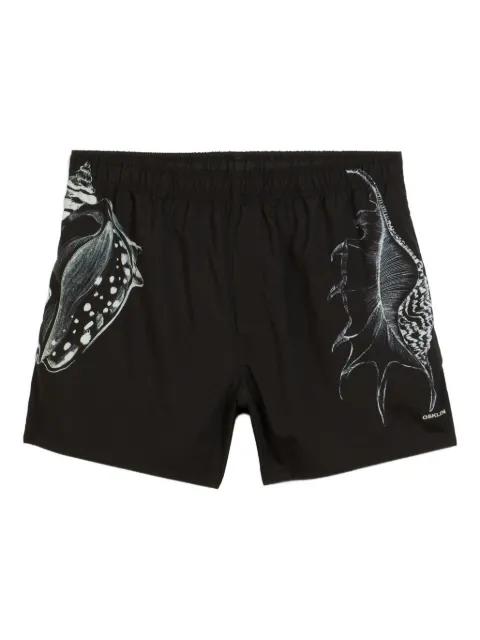 shell-print swim shorts by OSKLEN