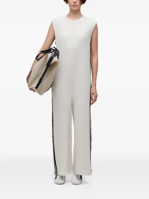 stripe-detail jumpsuit by OSKLEN stripe-detail jumpsuit by OSKLEN
