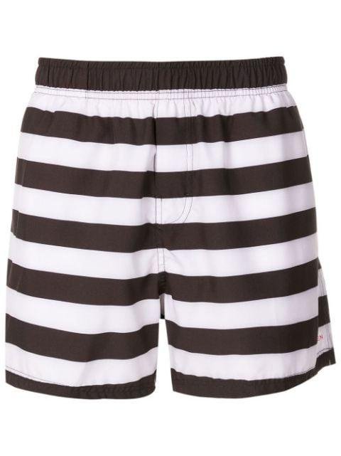 stripe-print swim-shorts by OSKLEN