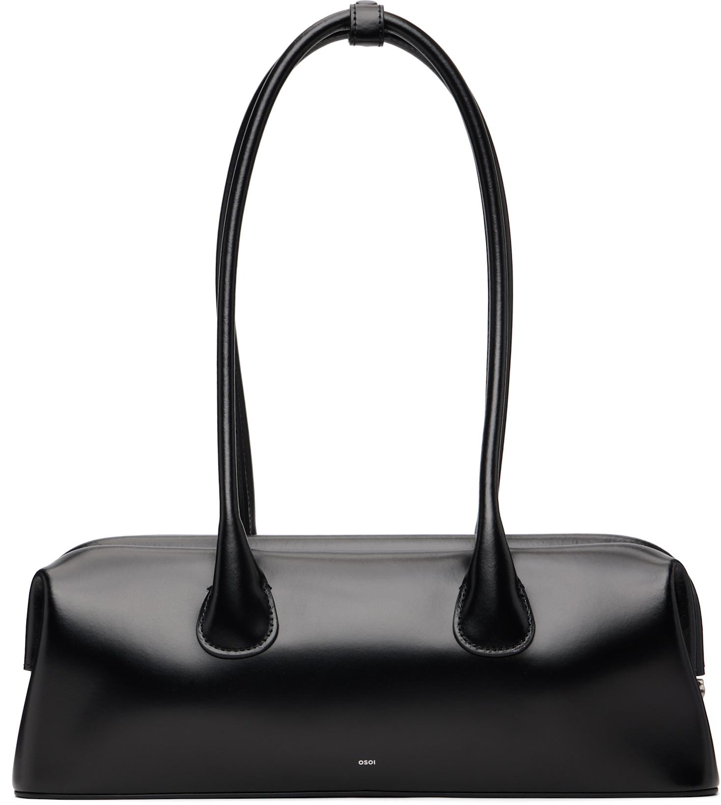 Black Boat Wide Bag by OSOI