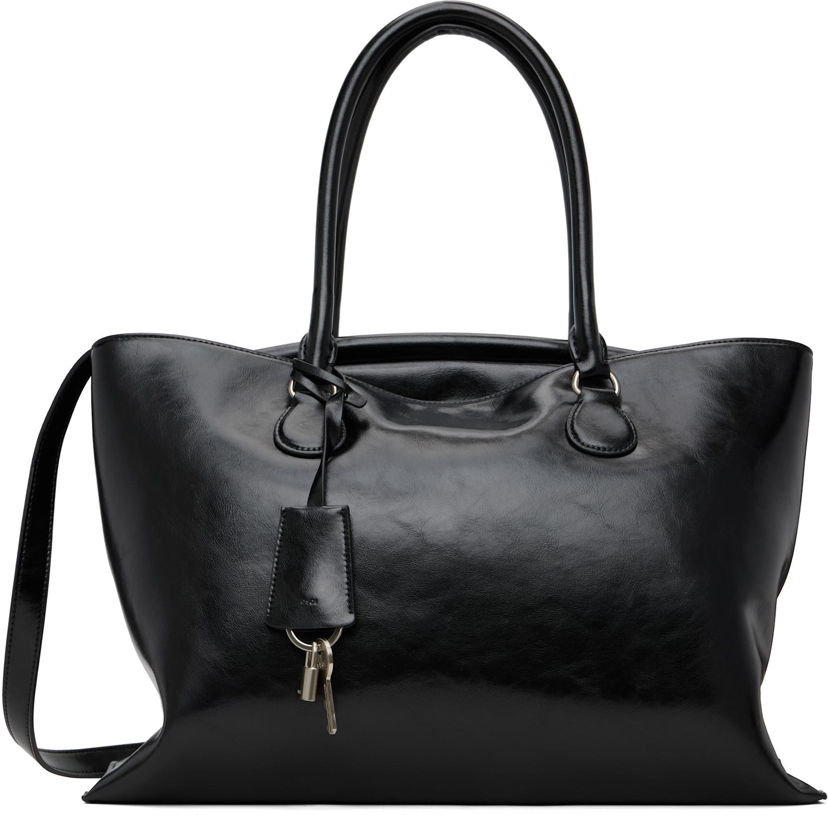 Black Shell Brot Large Bag by OSOI