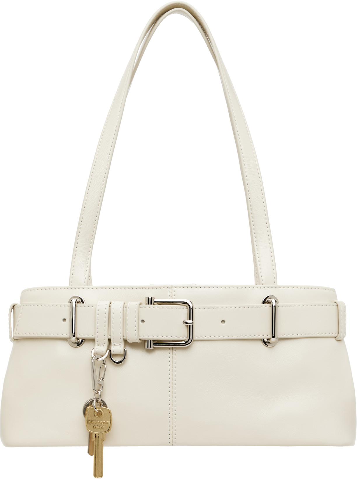 Off-White Shoulder Brocle Mini Bag by OSOI