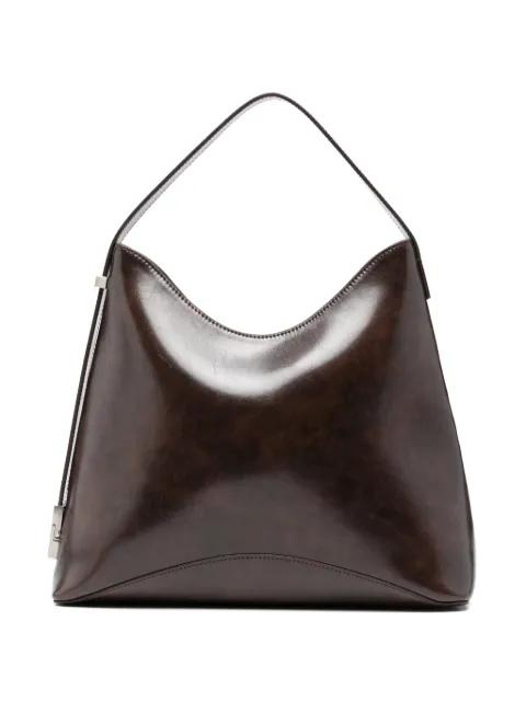 slouch leather shoulder bag by OSOI