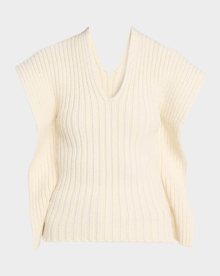 Greer Cotton Cascade Tank Top by OSSOU