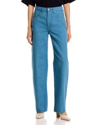 Rider Straight Leg Jeans in Cove Wash by OSSOU