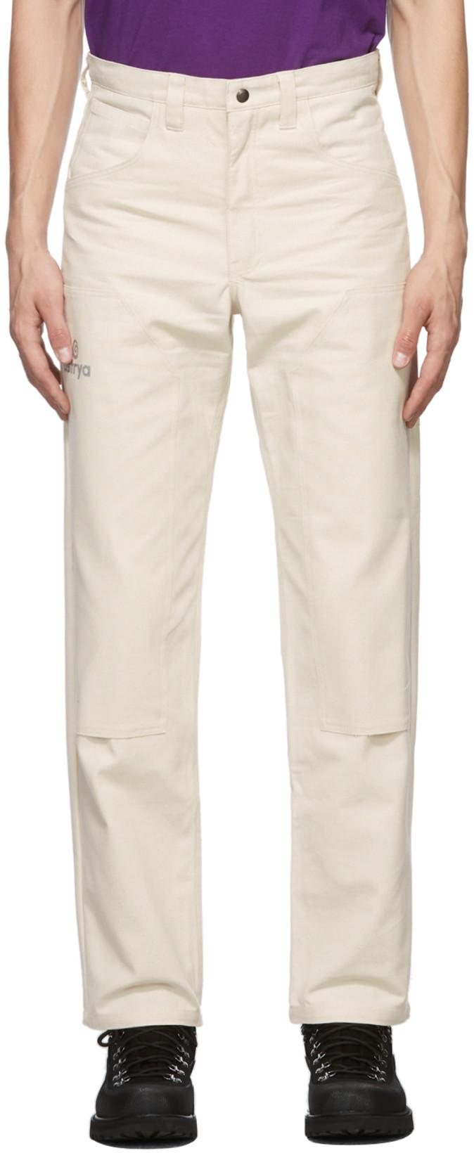 Off-White Hardy Canvas Trousers by OSTRYA