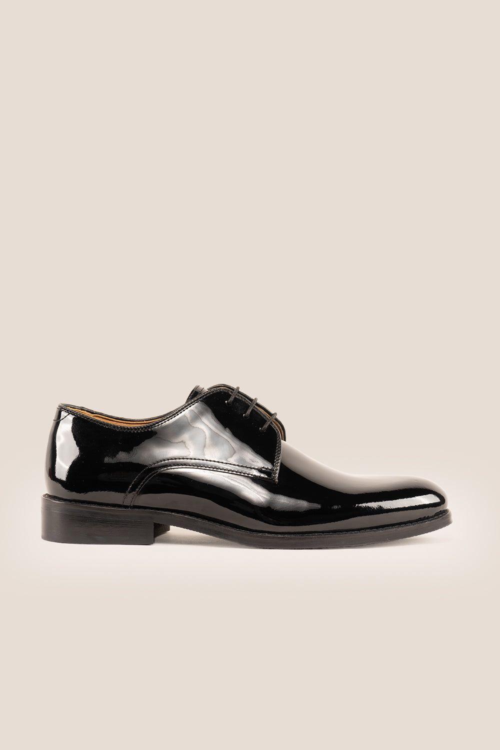 Edison Oxford Patent Shoes by OSWIN HYDE