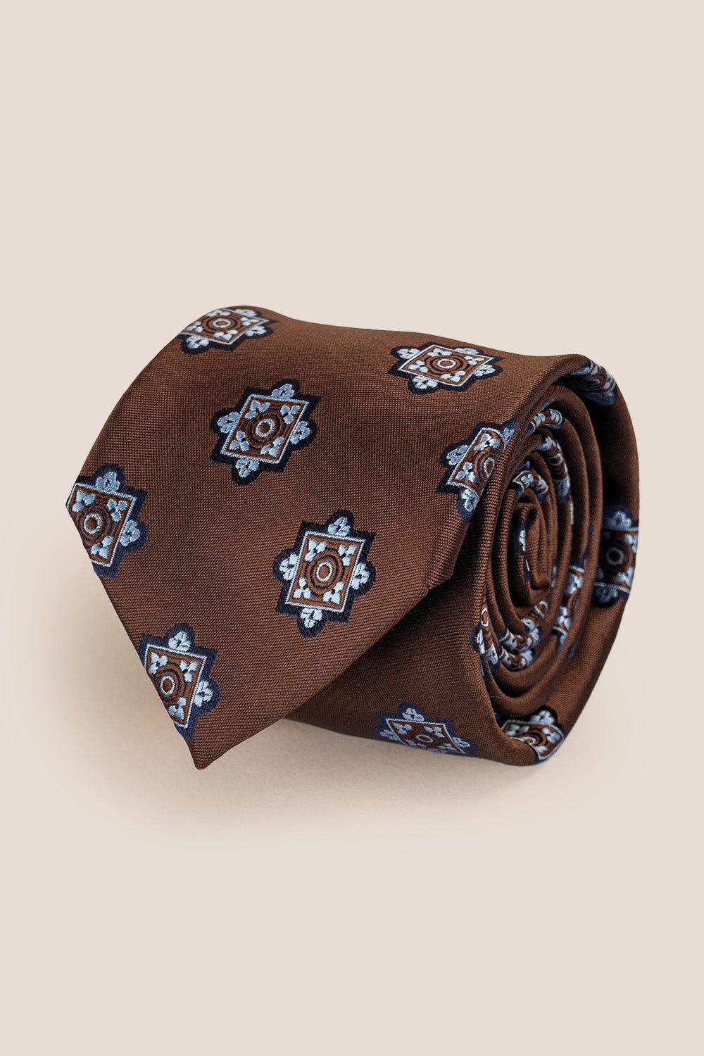Felix Brown/Blue Tie by OSWIN HYDE