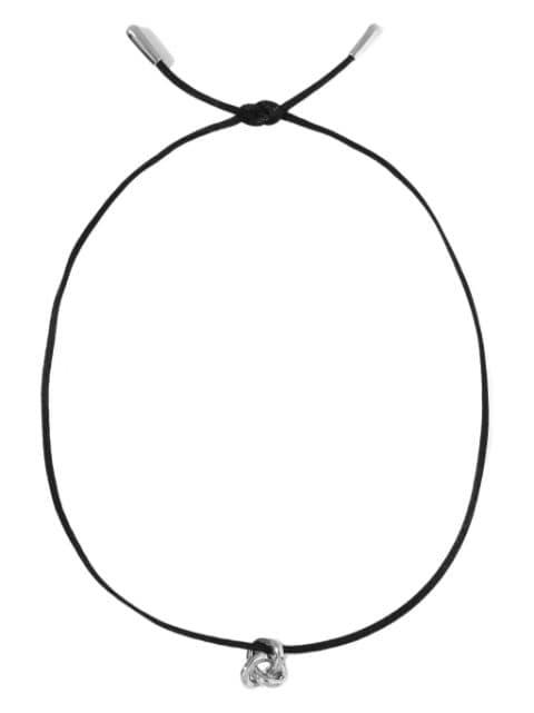 Cord Knot necklace by OTIUMBERG