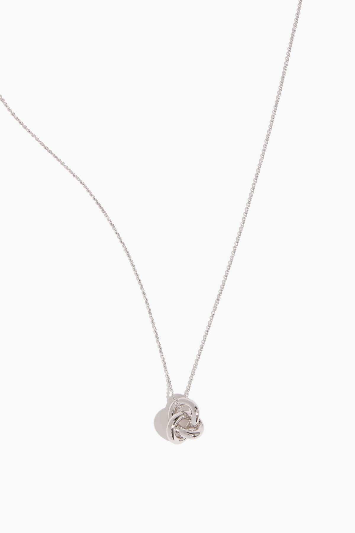 Knot Necklace in Silver by OTIUMBERG