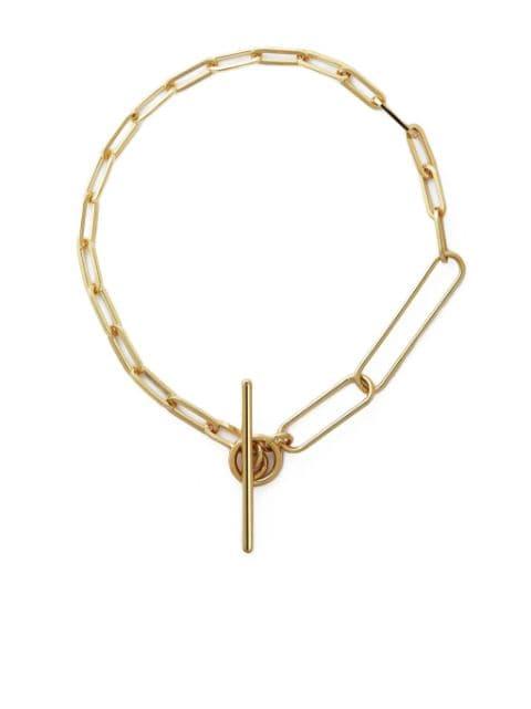 Paperclip two-chain bracelet by OTIUMBERG