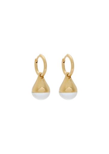 Stilla Quartz 14kt gold vermeil drop earrings by OTIUMBERG