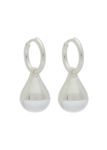 Stilla Quartz sterling silver drop earrings by OTIUMBERG