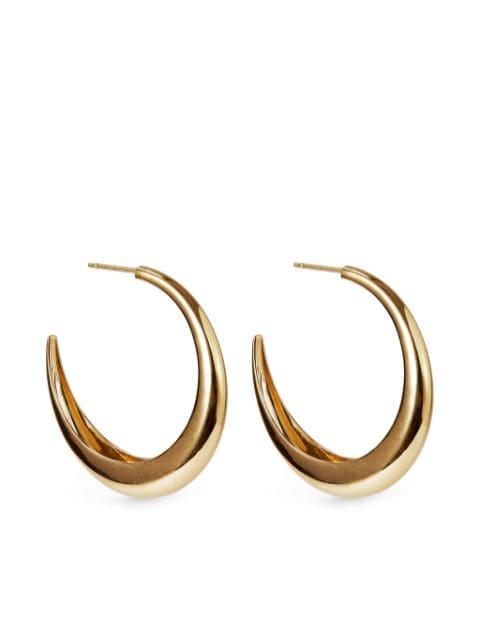 gold vermeil hoops by OTIUMBERG