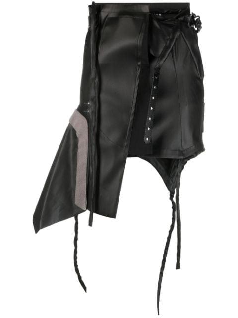 Biker asymmetric skirt by OTTOLINGER