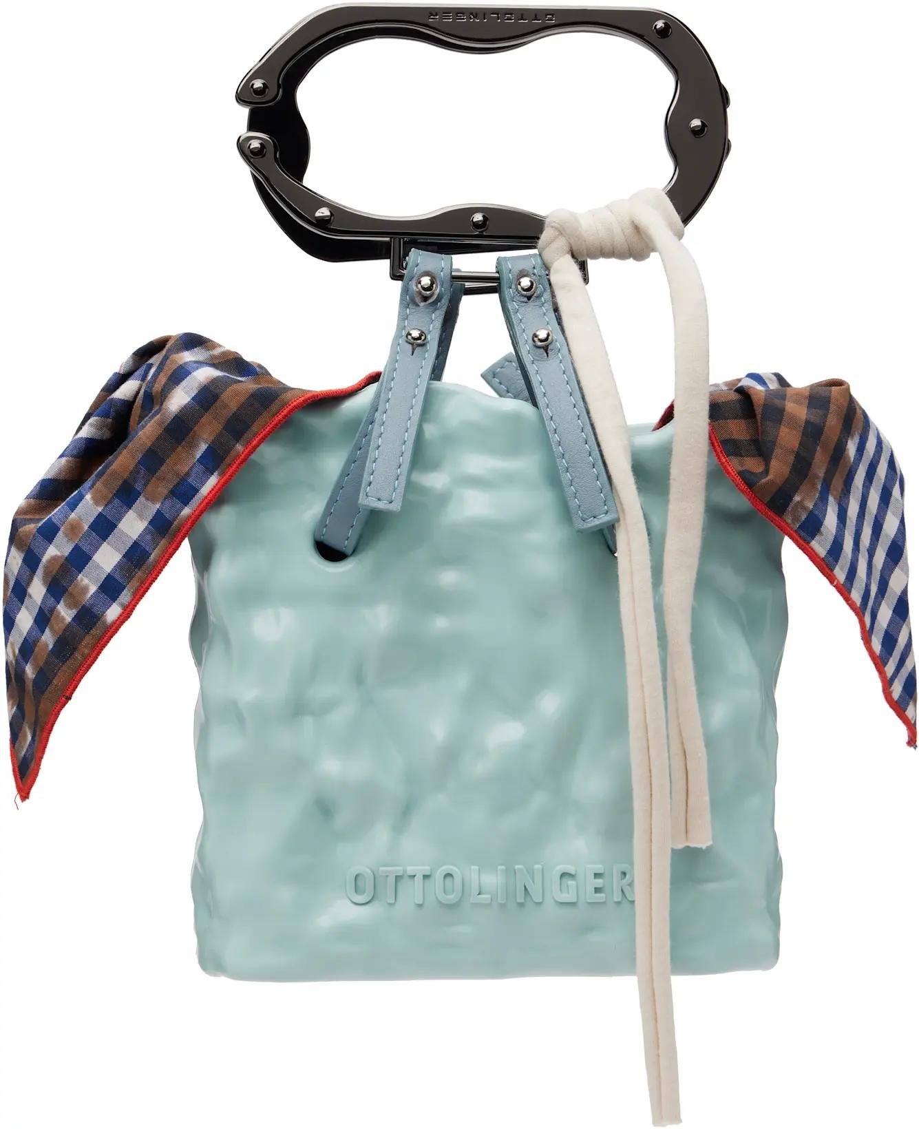 Blue Signature Ceramic Bag by OTTOLINGER