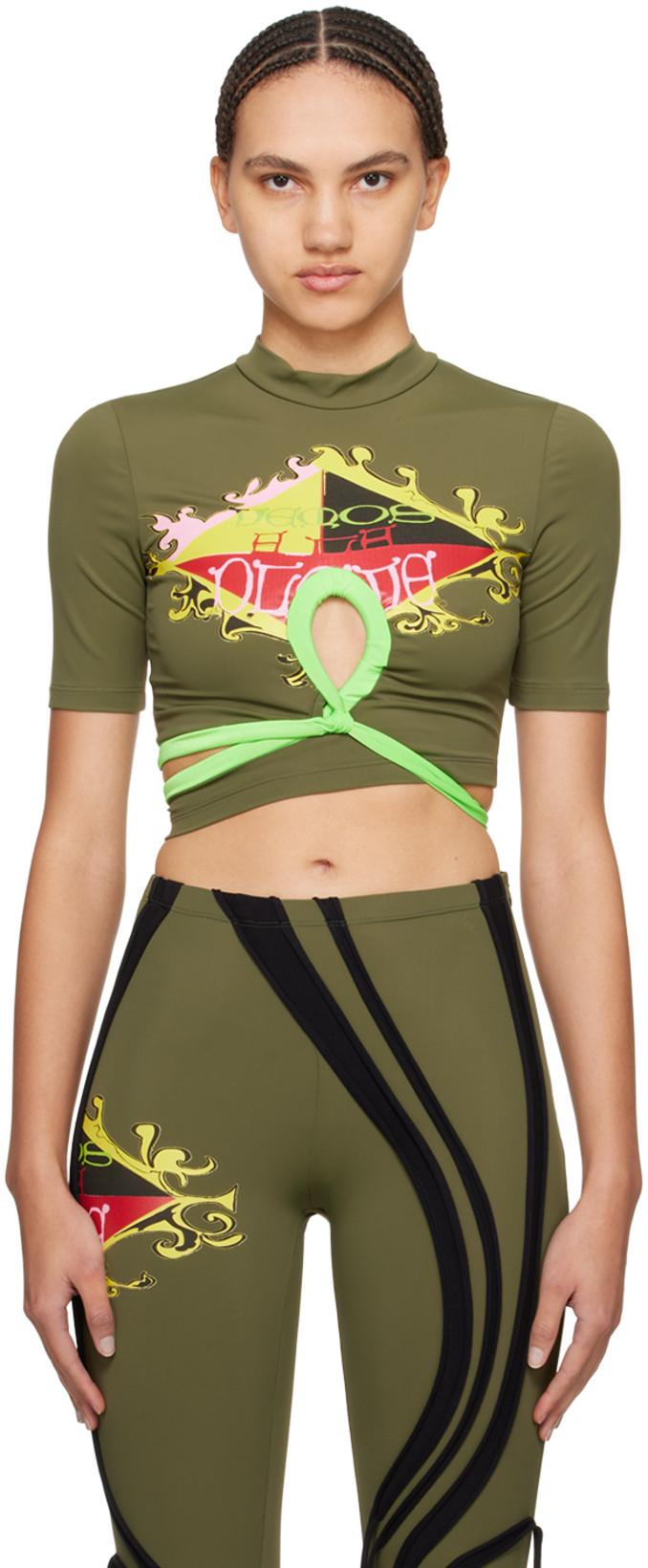 Green Wrap T-Shirt by OTTOLINGER