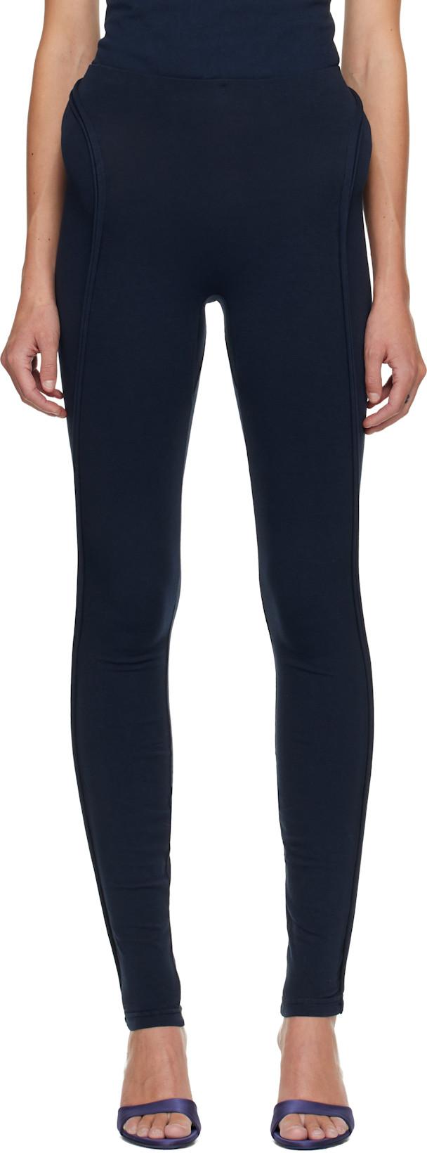 Navy Sculpted Hip Leggings by OTTOLINGER