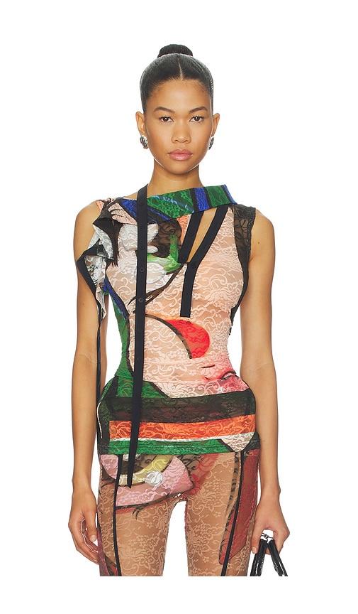 Ottolinger Ada Top Lace in Beige by OTTOLINGER