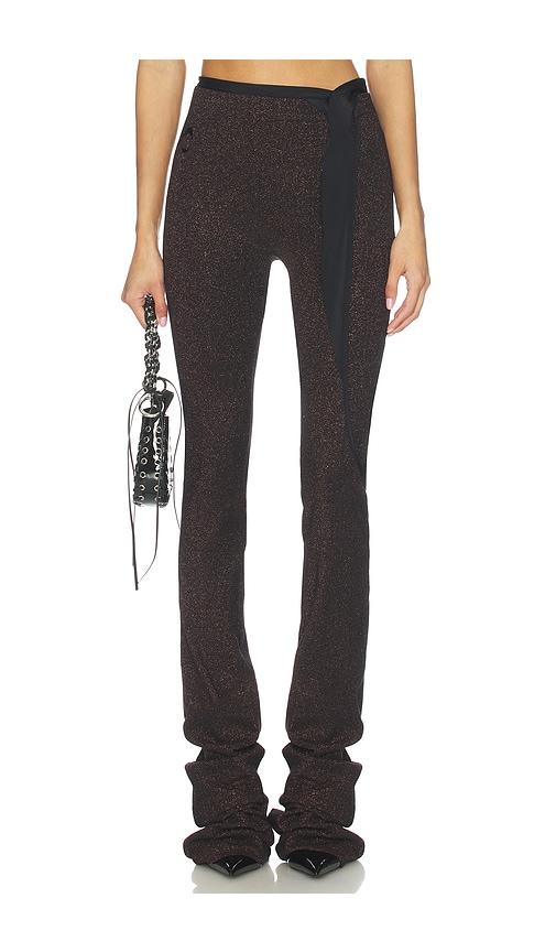 Ottolinger Drape Lounge Pant in Black by OTTOLINGER