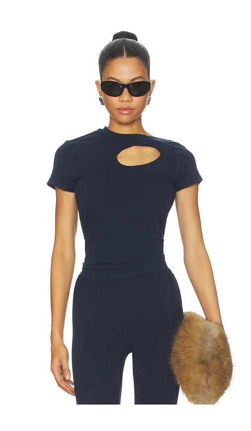 Ottolinger Padded Donut T-shirt in Dark Navy in Navy by OTTOLINGER