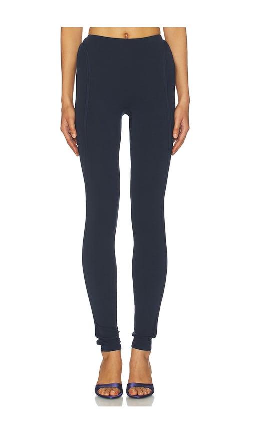 Ottolinger Sculpted Hip Legging in Dark Navy in Navy by OTTOLINGER