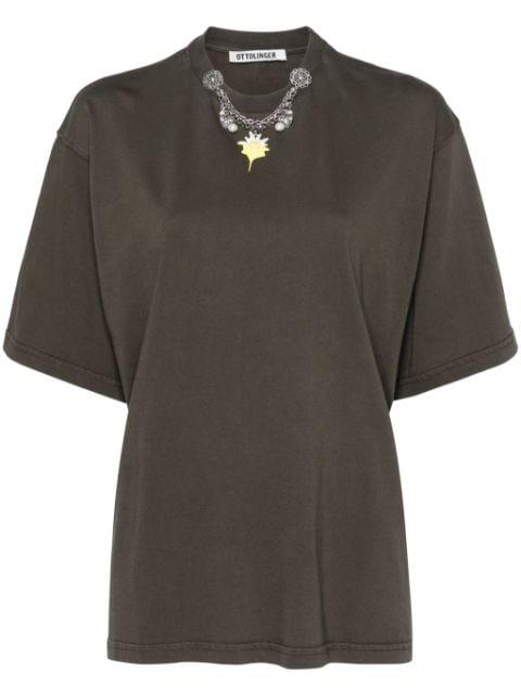 Oversized Charm organic cotton T-shirt by OTTOLINGER