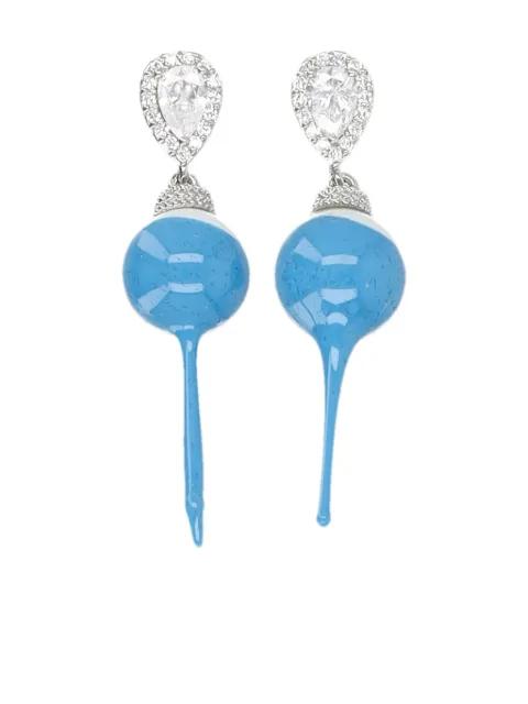 crystal-embellished drop earrings by OTTOLINGER