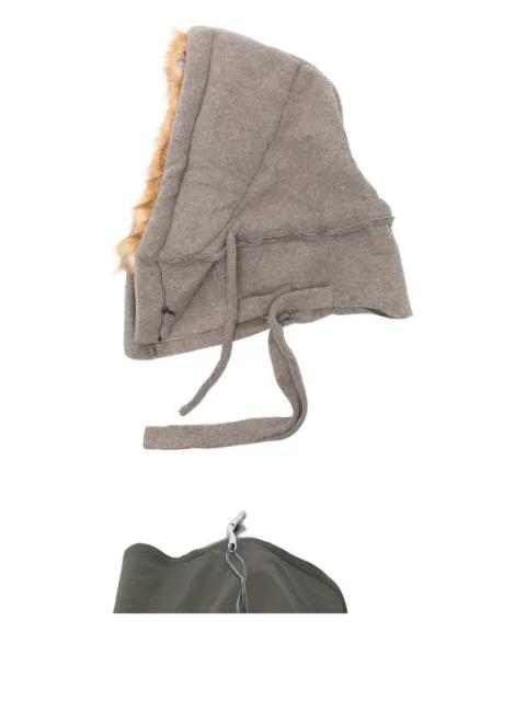 faux-fur trimmed balaclava by OTTOLINGER