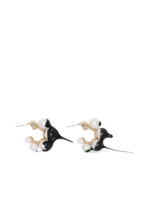 faux-pearl earrings by OTTOLINGER