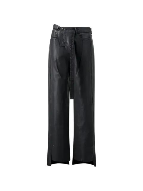 glazed-effect baggy trousers by OTTOLINGER