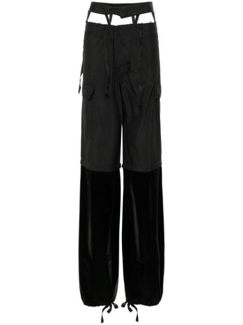 raw-cut finish trousers by OTTOLINGER