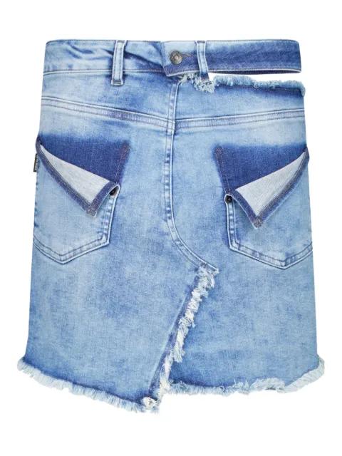 reversed denim mini skirt by OTTOLINGER