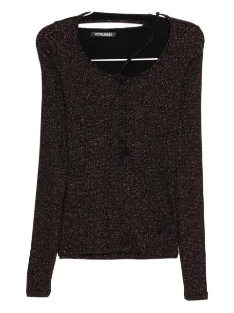 ribbed long-sleeves top by OTTOLINGER