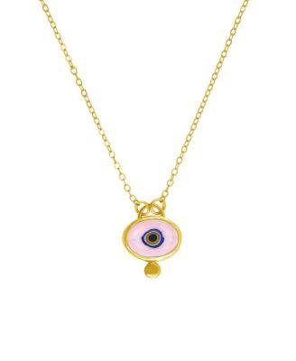 Alara Evil Eye Pendant Necklace by OTTOMAN HANDS
