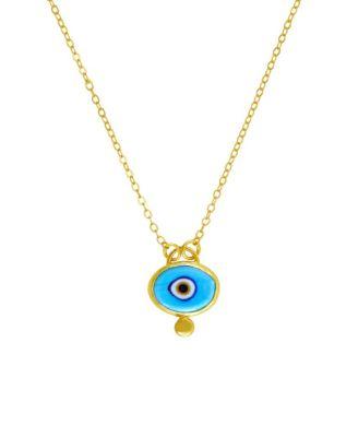 Alara Evil Eye Pendant Necklace by OTTOMAN HANDS