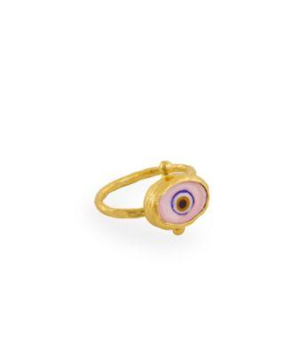 Alara Evil Eye Ring by OTTOMAN HANDS