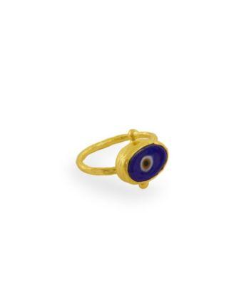 Alara Evil Eye Ring by OTTOMAN HANDS