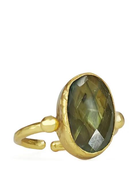 Aurelia labradorite ring by OTTOMAN HANDS