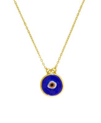 Azra Evil Eye Pendant Necklace by OTTOMAN HANDS