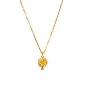 Birthstone Pendant Necklace by OTTOMAN HANDS