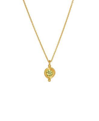 Birthstone Pendant Necklace by OTTOMAN HANDS