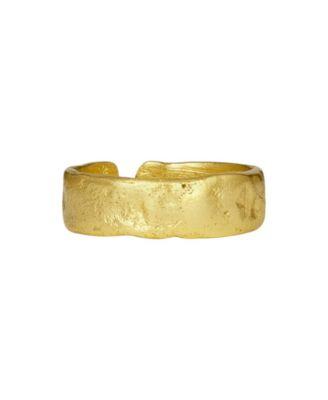 Dela Textured Band Ring by OTTOMAN HANDS