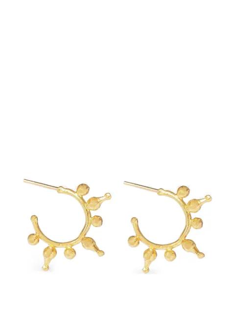 Jale hoop earrings by OTTOMAN HANDS