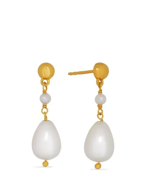 Kyra pearl drop earrings by OTTOMAN HANDS