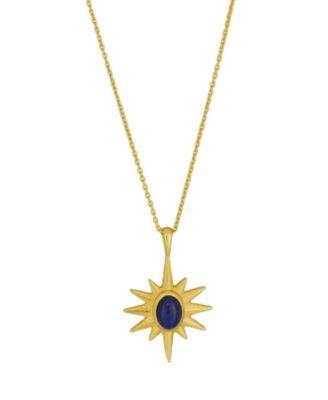 Lapis Star Pendant Necklace by OTTOMAN HANDS