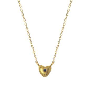Marina Heart Pendant Necklace by OTTOMAN HANDS