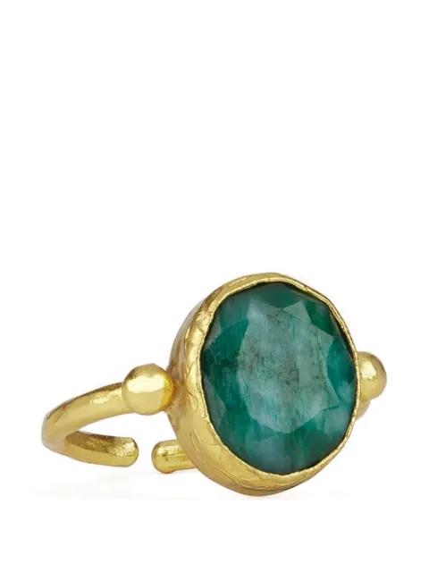 Siena emerald cocktail ring by OTTOMAN HANDS