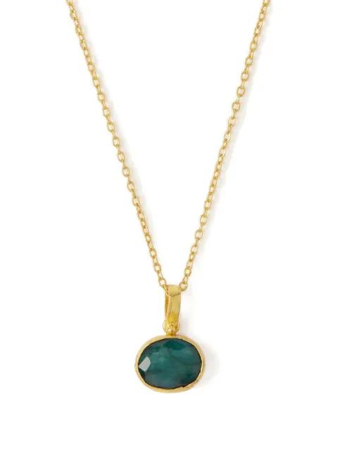 emerald Siena pendant necklace by OTTOMAN HANDS