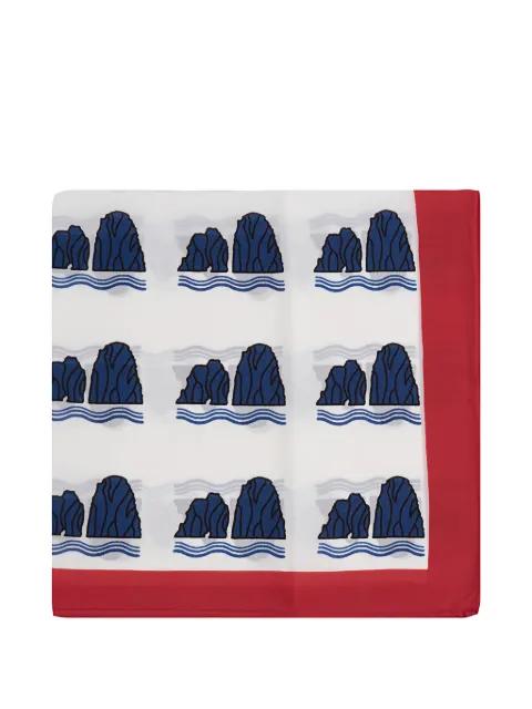 patterned pocket square by OTTOTREDICI